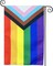 Pride Garden Flag Small Gay Yard Flags 12.5x18 Inch Double Side LGBTQ Progress Flags for Wall